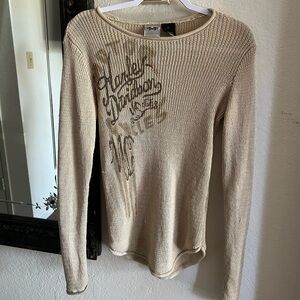 Y2K Harley Davidson Knit Sweater